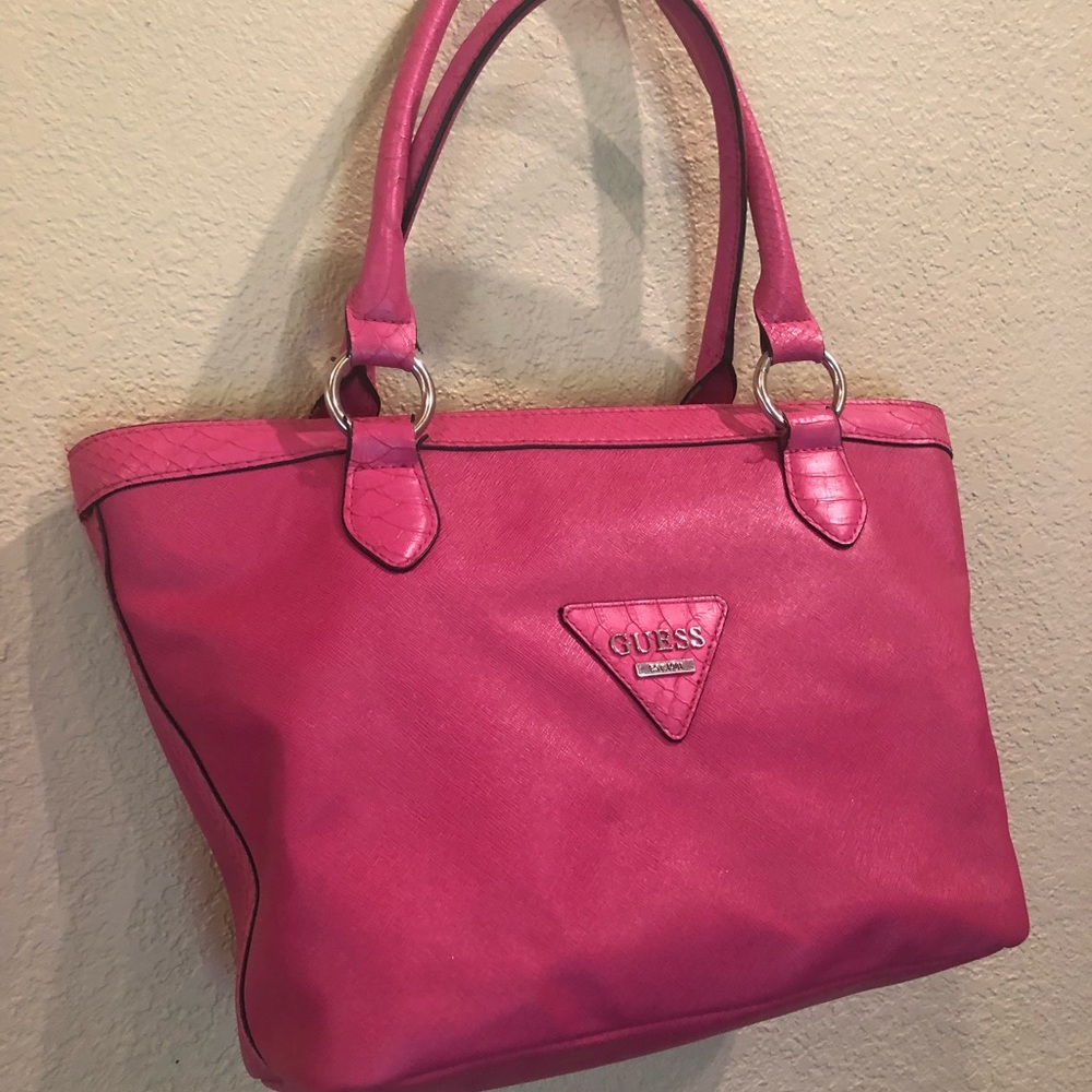 Guess pink purse